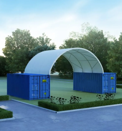 Container Dome 8×6×3m Single Truss