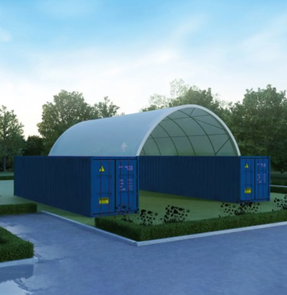 Container Dome 8×12×3m Single Truss