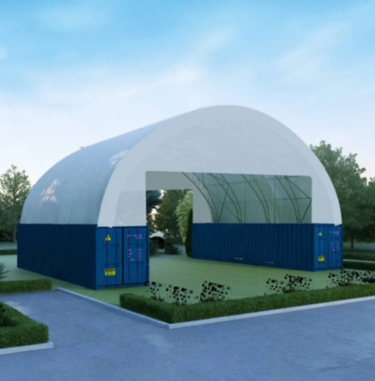 Container Dome 18×12×4.5m Double Truss