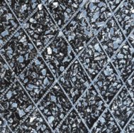 Diamond Grid filled with asphalt