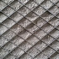 Diamond Grid filled with crushed stone