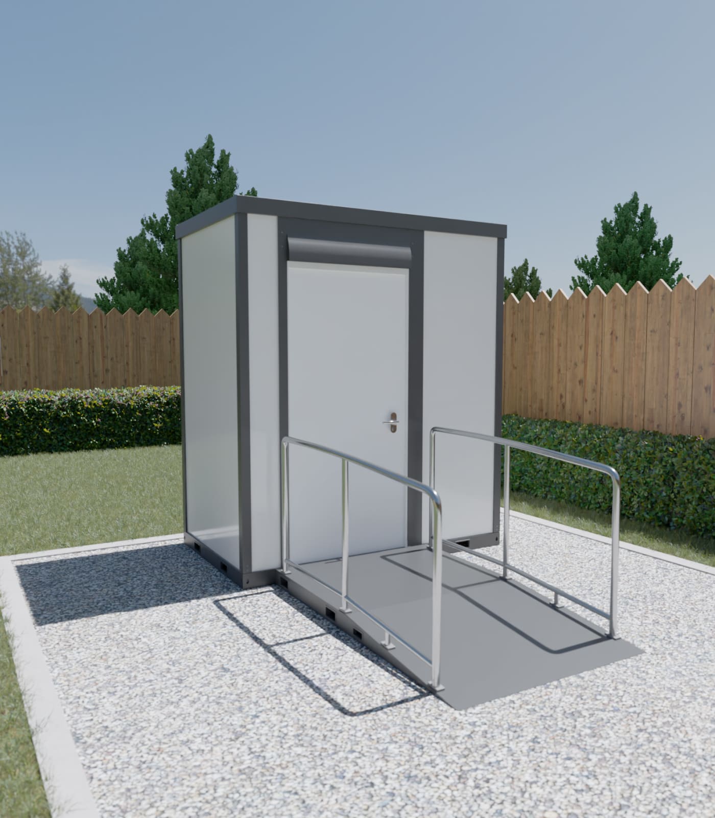 Small Ambulant Toilet with Ramp thumbnail 2