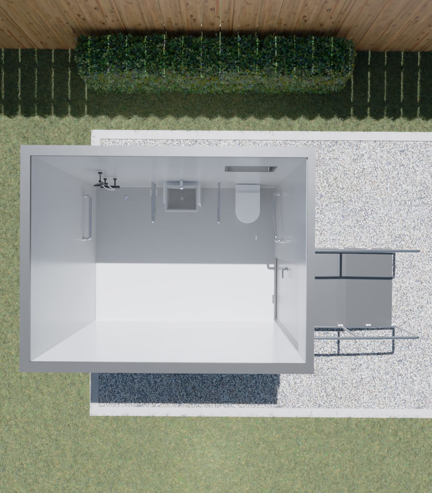 Large Ambulant Toilet with Shower thumbnail 3